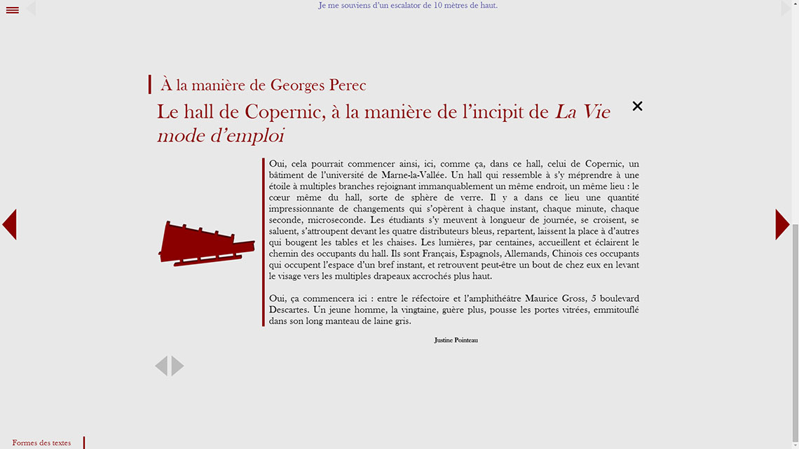 Projet universitaire de site internet