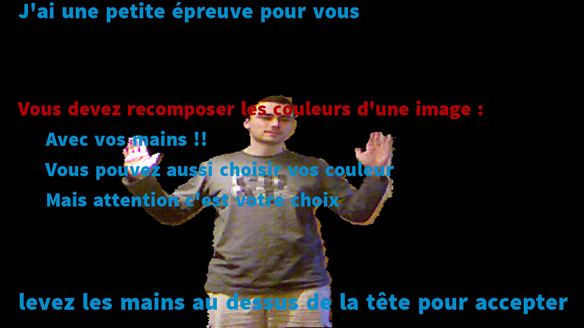 Projet universitaire de reconnaissance corporelle