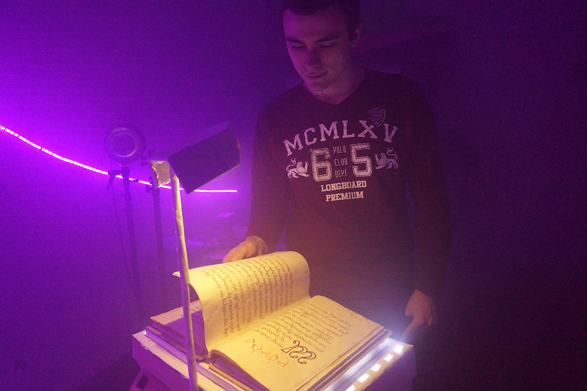 Projet universitaire de livre interactif